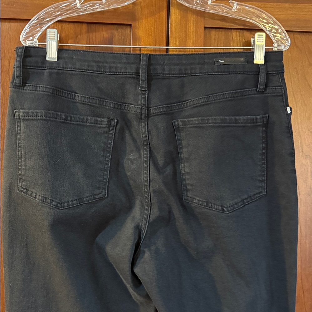 Anthropologie Pilcro Embellished High-Rise Slim Fit Flounced Jeans - Picture 7 of 8
